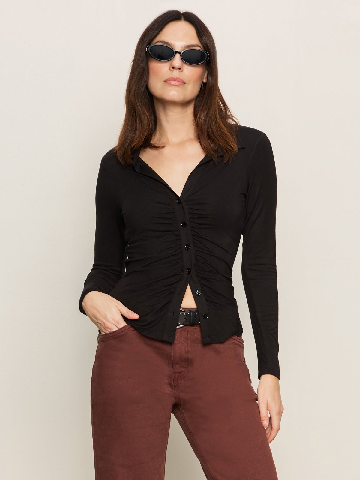 dreamgirl-knit-button-up-top-black-8789811